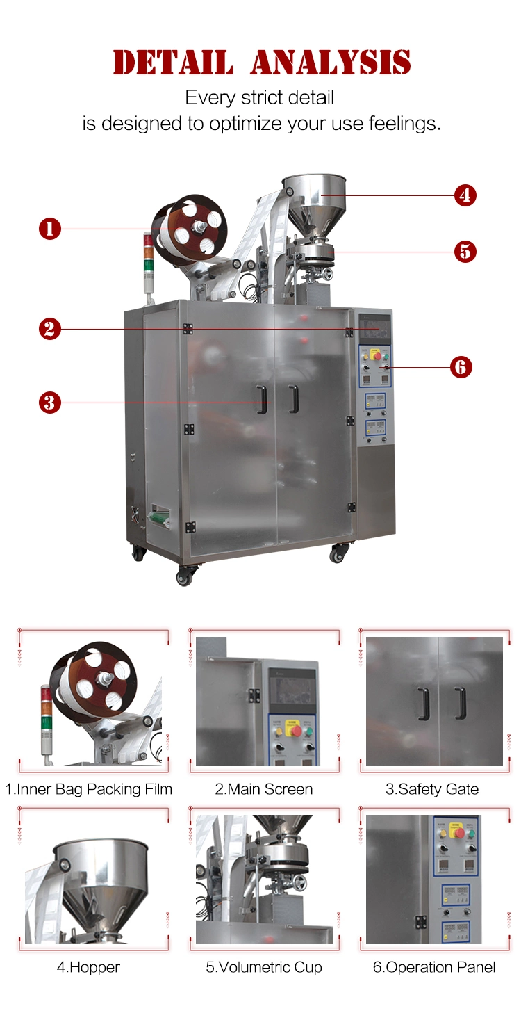 Ultrasoinc Sealing Maxim Drip Coffee Bag Packaging Machine