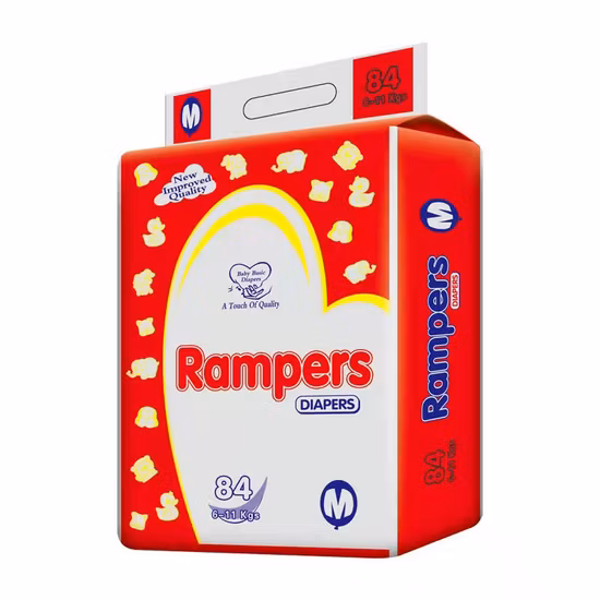 Детские подгузники в наличии, хорошее качество, очень впитывают, ищем продавца, все размеры, 6 пакетов в 1 коробке, оптовая продажа, оптовая цена, высокое качество, 6 долларов за мешок.