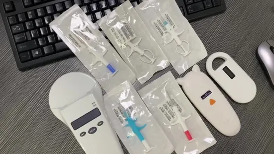 RFID-микрочип для домашних животных с имплантированными цилиндрическими стеклянными RFID-метками